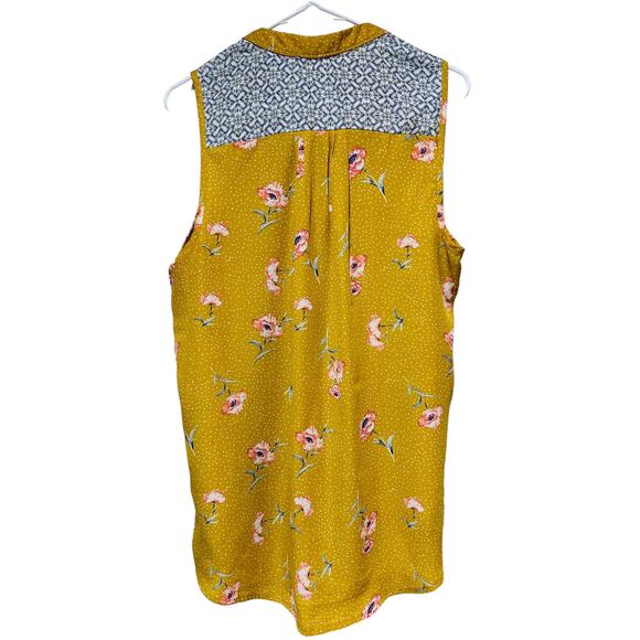 Jolt Sleeveless Multicolor Flowy‎ Flower Top Size XLarge - Picture 3 of 7